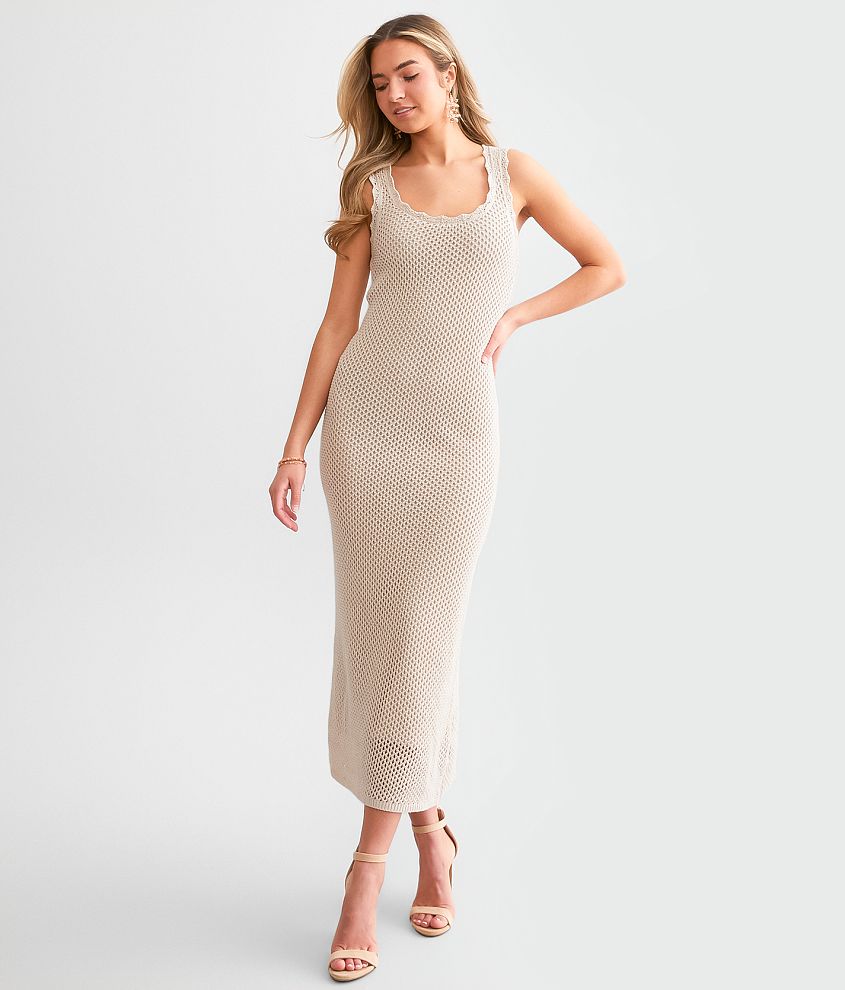 Z Supply Ibiza Maxi Sweater Dress - Women's Dresses in Natural 