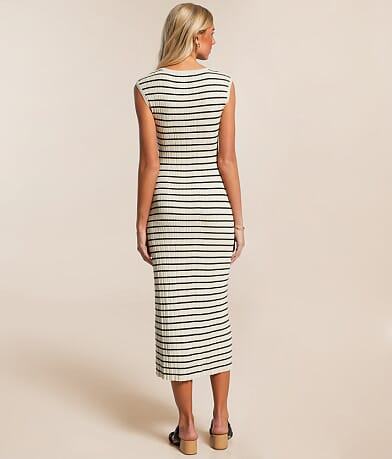 Z Supply Gisele Striped Midi Dress BACK