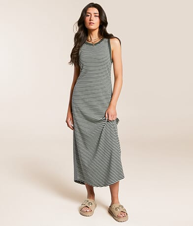 Z Supply Goodwin Stripe Midi Dress front view