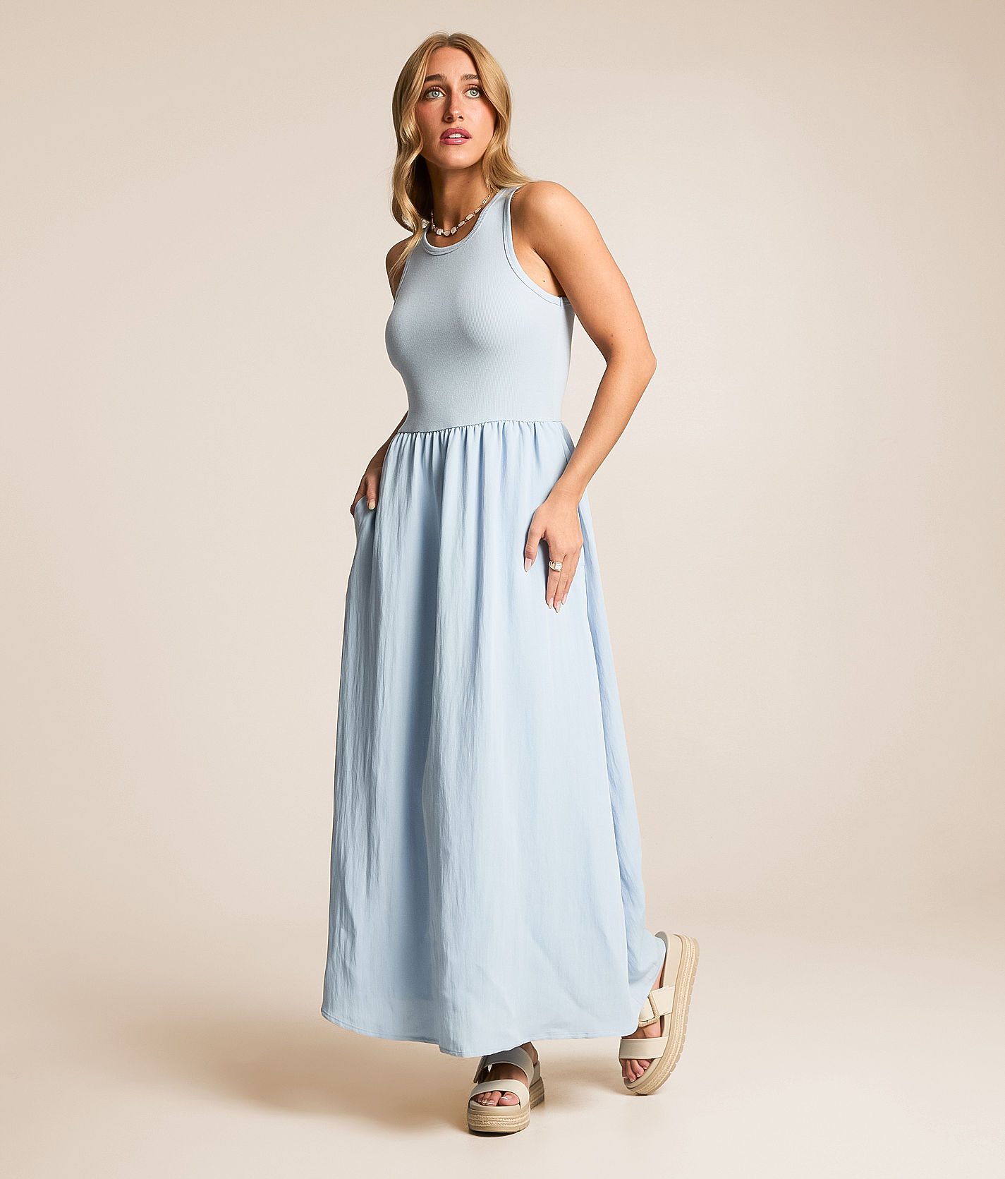 white applique midi dress White Flower Applique Dress