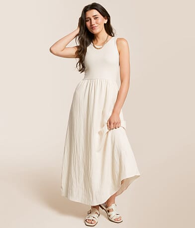 Z Supply Charlotte Midi Dress front view