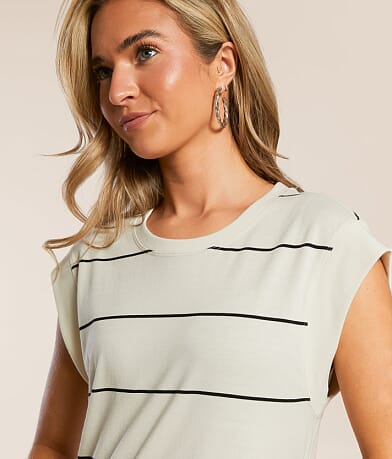 Calabasas Striped Midi Dress thumbnail 4