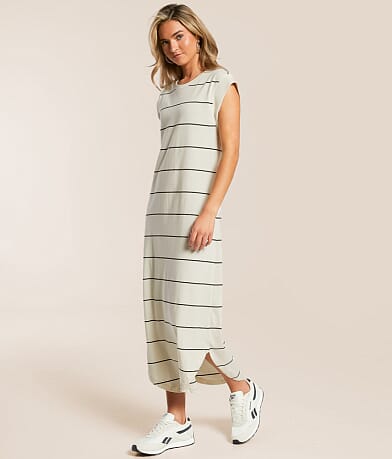 Calabasas Striped Midi Dress thumbnail 2