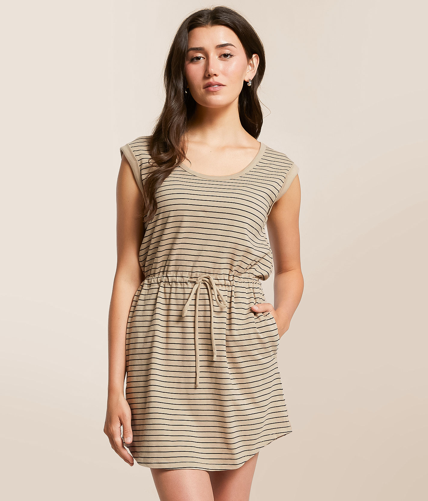 Z Supply Dayshift Striped Mini Dress - Women's Dresses in