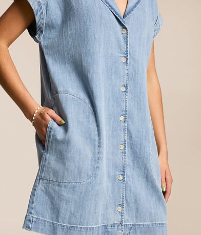 Napa Denim Mini Dress thumbnail 3