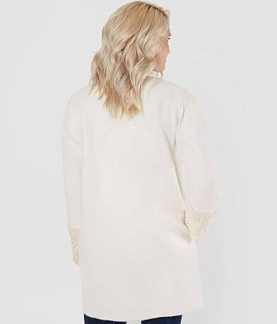White Crow The Maxi Lightweight Sherpa Jacket BACK