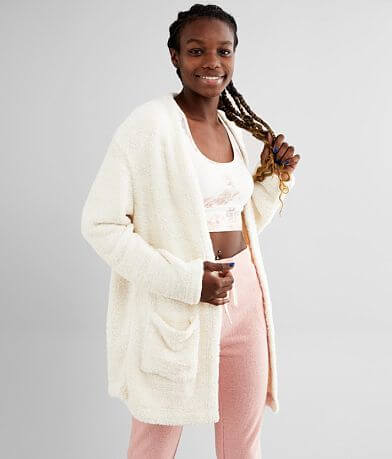 Z Lounge Carrie Fuzzy Cardigan Sweater full right side view