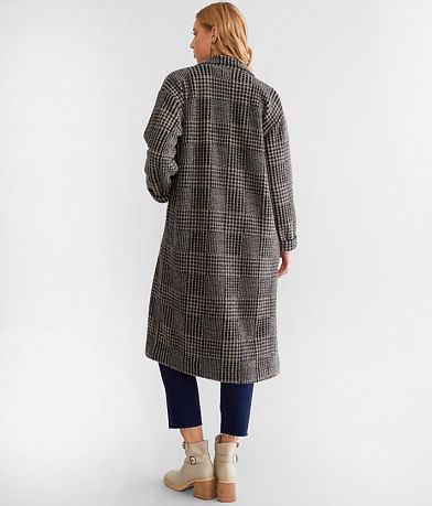 Z Supply Mason Houndstooth Coat BACK