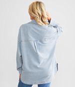 Z Supply All Day Knit Denim Shirt - Women's Shirts & Blouses