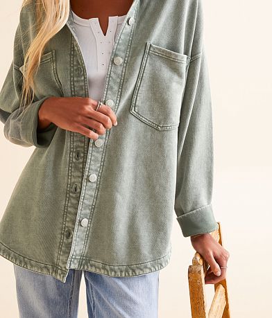 Z Supply All Day Washed Knit Shacket MISC_DETAIL_1