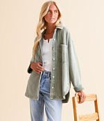 Z Supply All Day Washed Knit Shacket - Women's Coats & Jackets in