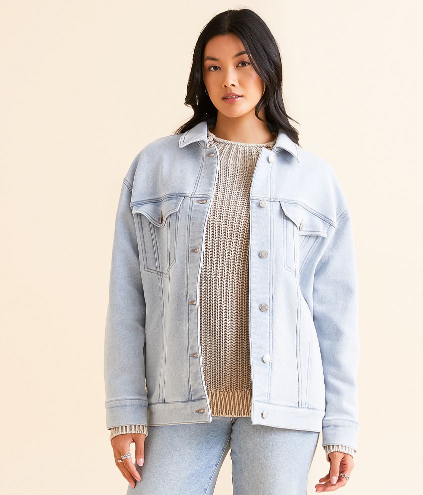 Z Supply Miles Knit Denim Jacket