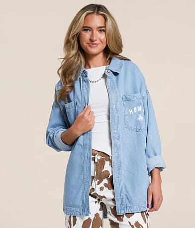 Z Supply Rodeo Denim Jacket front view