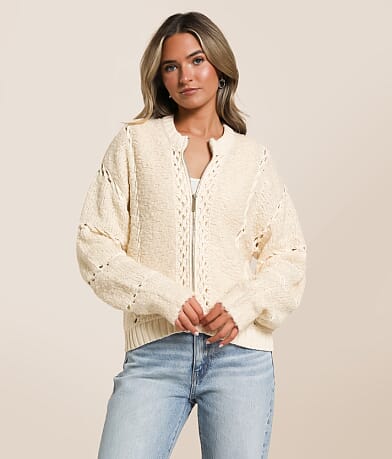 Z Supply Sundance Sweater Jacket front view