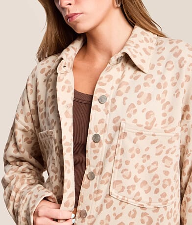 All Day Leopard Print Shacket thumbnail 3