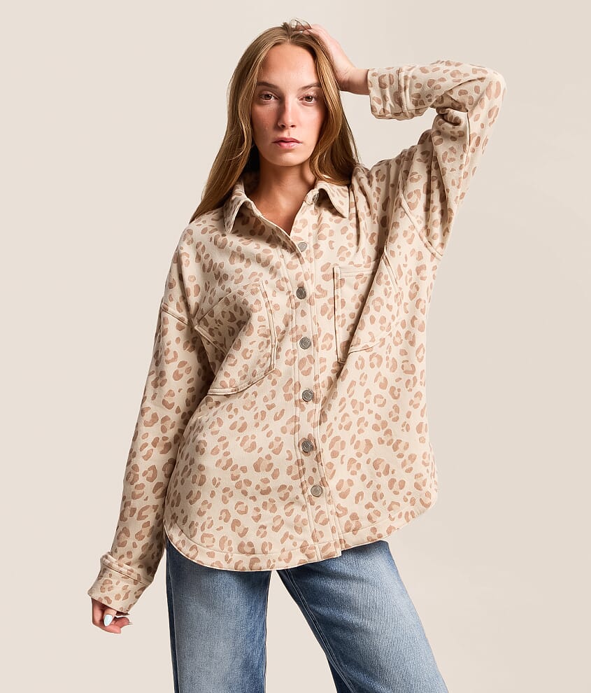 All Day Leopard Print Shacket
