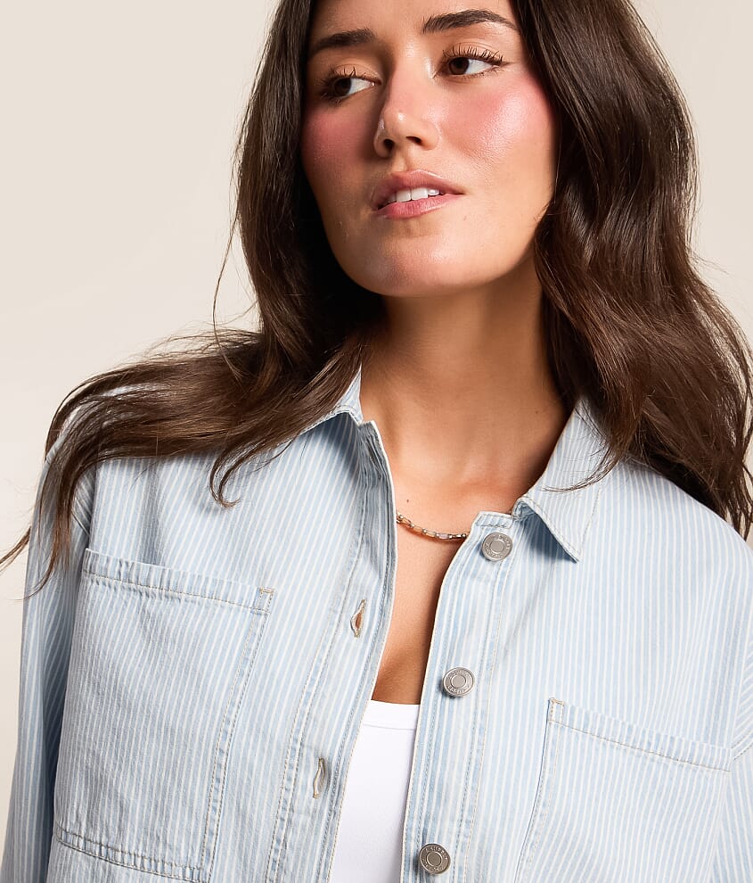 Erin Railroad Cropped Jacket