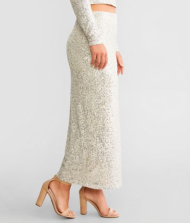 Z Supply Saturn Sequin Maxi Skirt FULL_RIGHT_SIDE