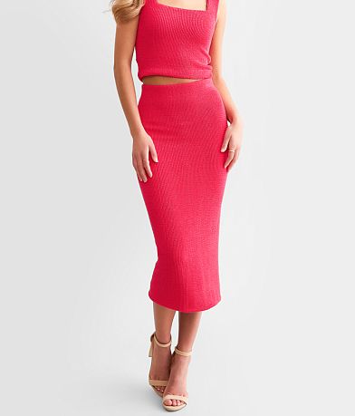 Z Supply Aveen Midi Skirt front view