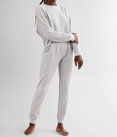 Z Lounge Cozy Waffle Knit Jogger misc detail 2 view