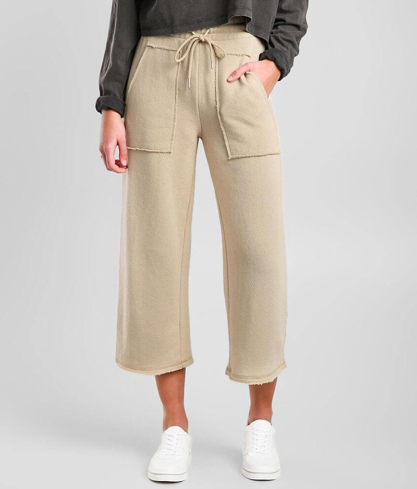 Z Supply Paloma Cropped Wide Leg Pant front view