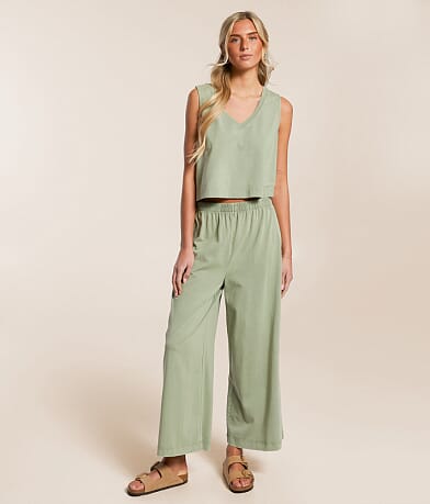 Z Supply Scout Jersey Flare Pant front view