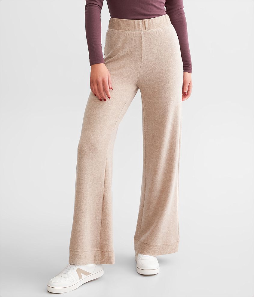  PETTDY Drawstring Waist Flare Leg Sweatpants (Color