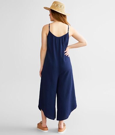 Z Supply The Flared Gauze Jumpsuit BACK