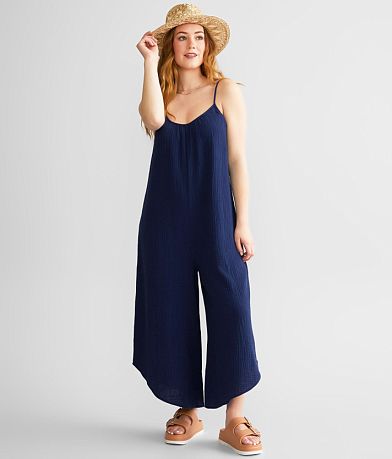Z Supply The Flared Gauze Jumpsuit front view