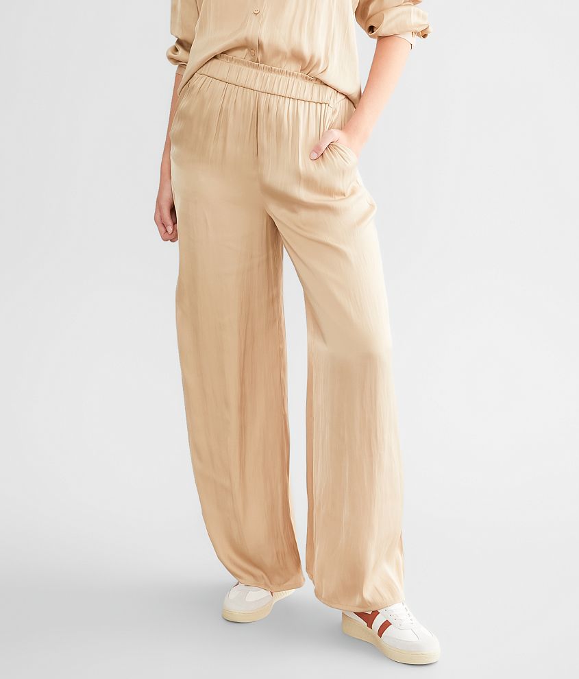 Z Supply Serenity Lux Satin Pant front view