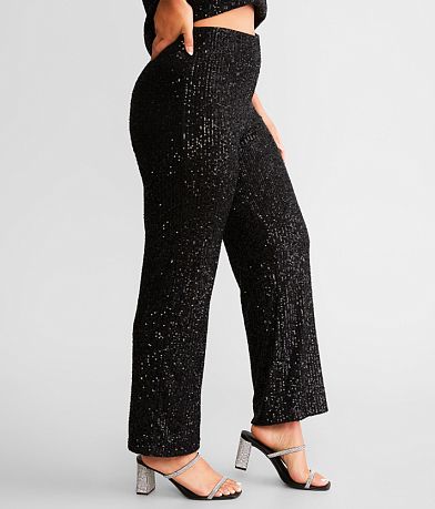 Z Supply Skylar Sequin Pant full right side view