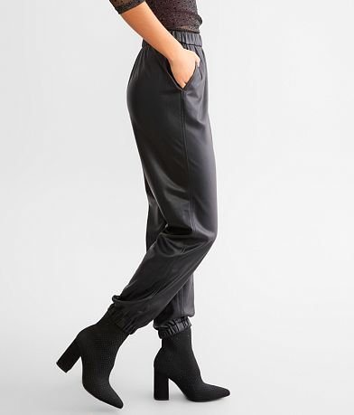 Z Supply Lenora Faux Leather Jogger FULL_RIGHT_SIDE