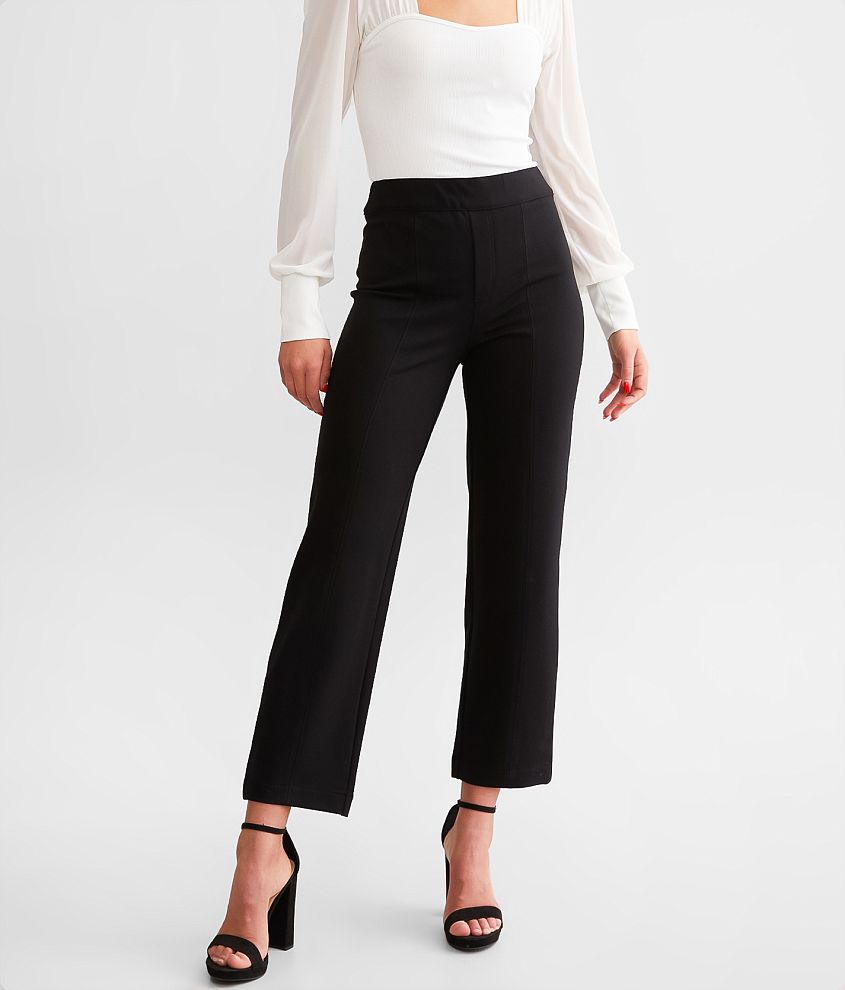 Z Supply Do It All Straight Stretch Pant - Women's Pants in Black