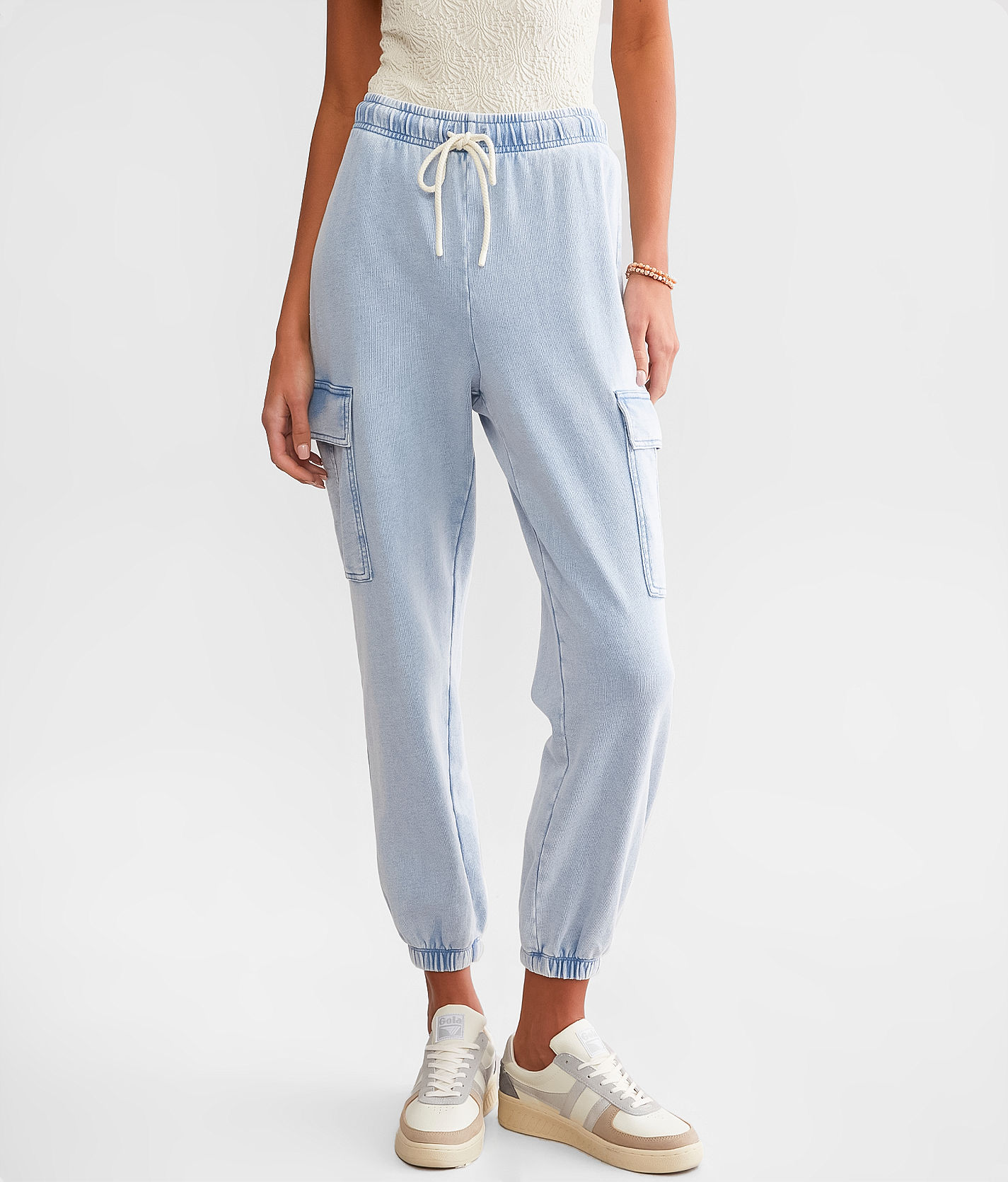 Z Supply Tempo Knit Cargo Jogger - Women's Loungewear in Washed