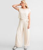 Z Supply Isla Pucker Pant - Women's Pants in Whisper White