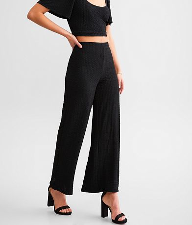 Buckle BBJ High Rise Cropped Wide Leg Corduroy Pant