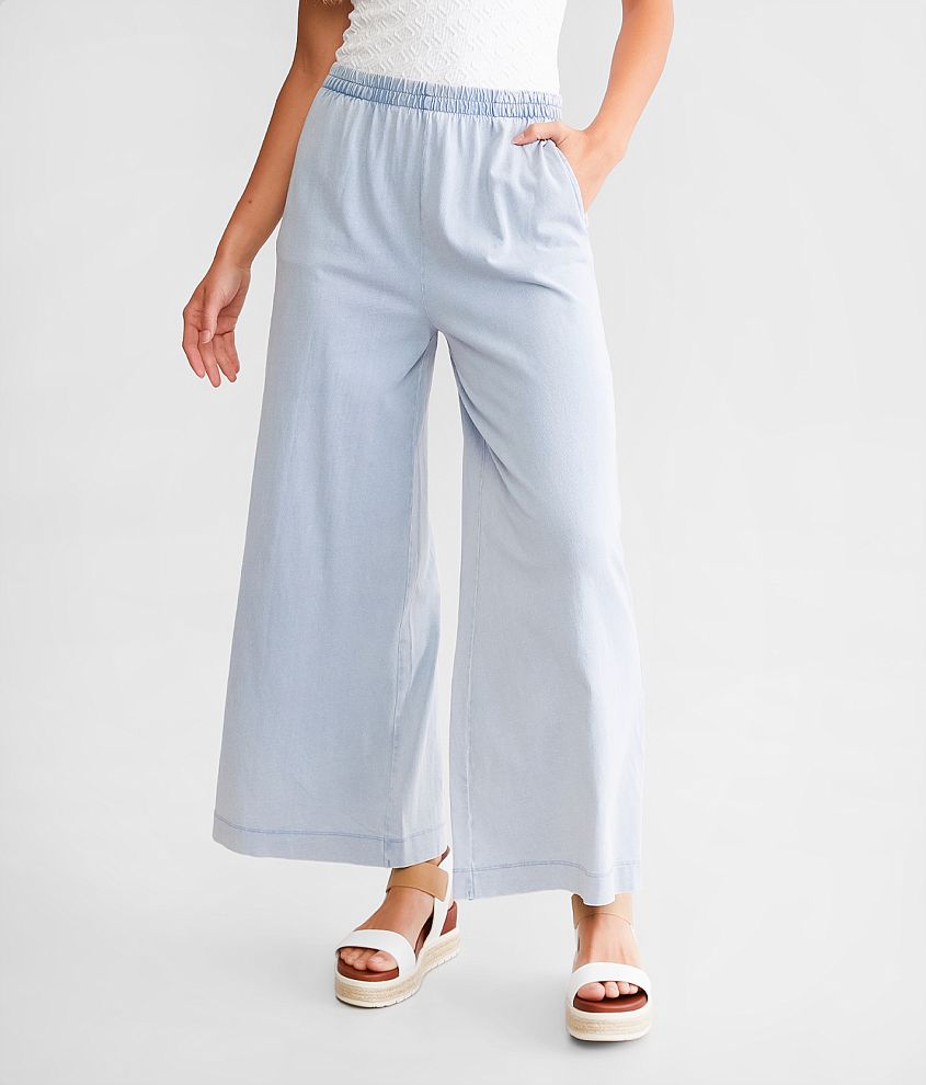 Z Supply Scout Jersey Wide Leg Cropped Pant