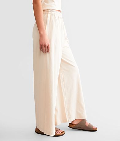 Z Supply Scout Jersey Wide Leg Cropped Pant FULL_RIGHT_SIDE