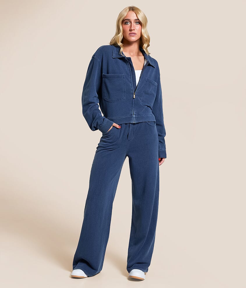 Entourage Knit Denim Straight Pant