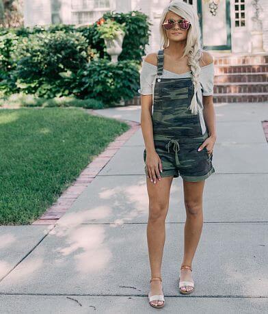 Z Supply The Camo Short Overalls FULL_LEFT_SIDE