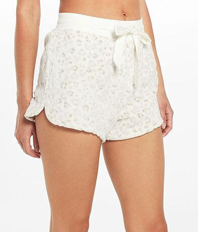 Z Lounge Cuddle Up Frosted Leopard Plush Short full right side view