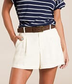 Z Supply Topanga Linen Blend Short - Women's Shorts in White
