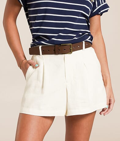 Z Supply Topanga Linen Blend Short front view