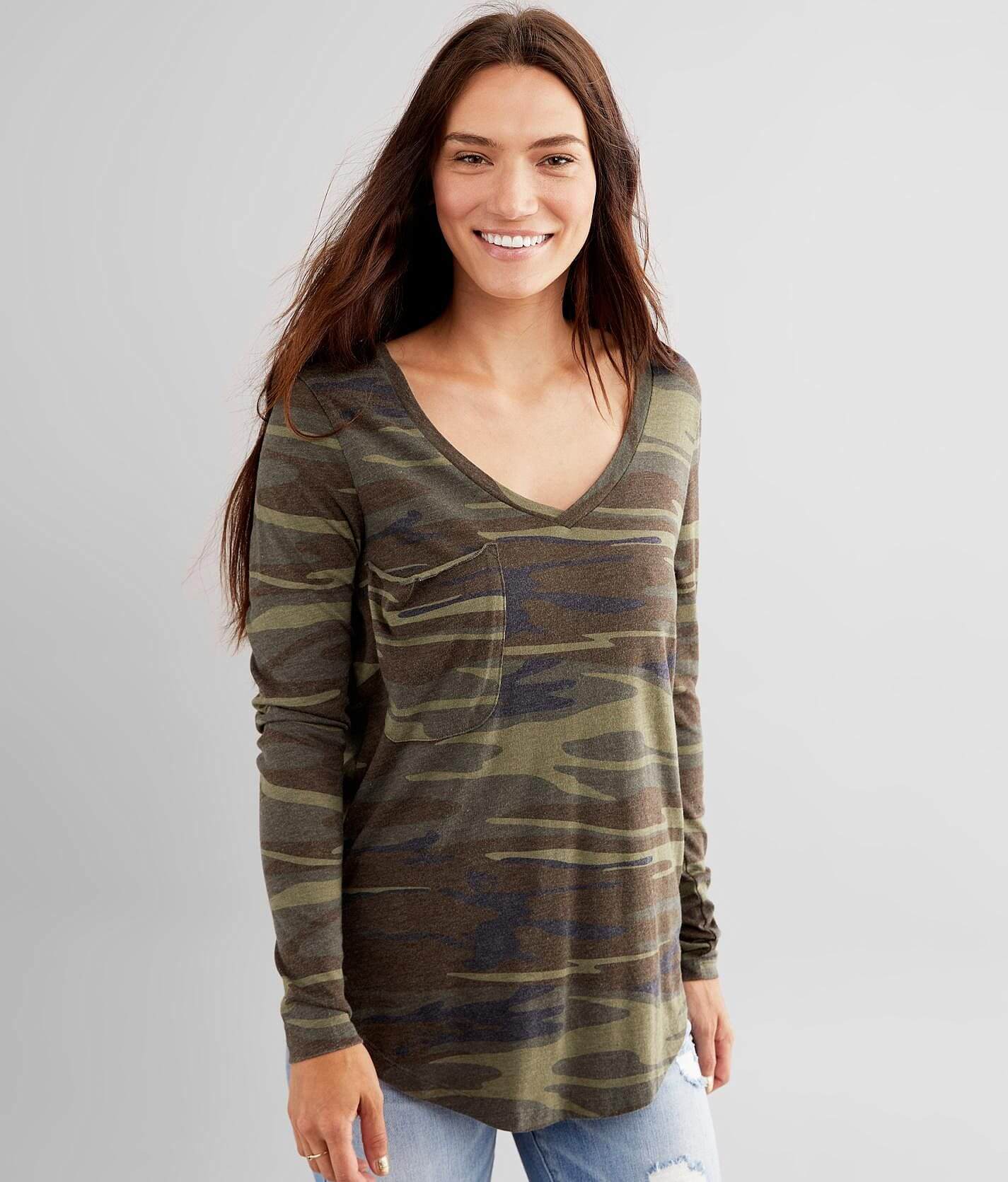 Z Supply The Camo Pocket T-Shirt - Women's T-Shirts in Camo