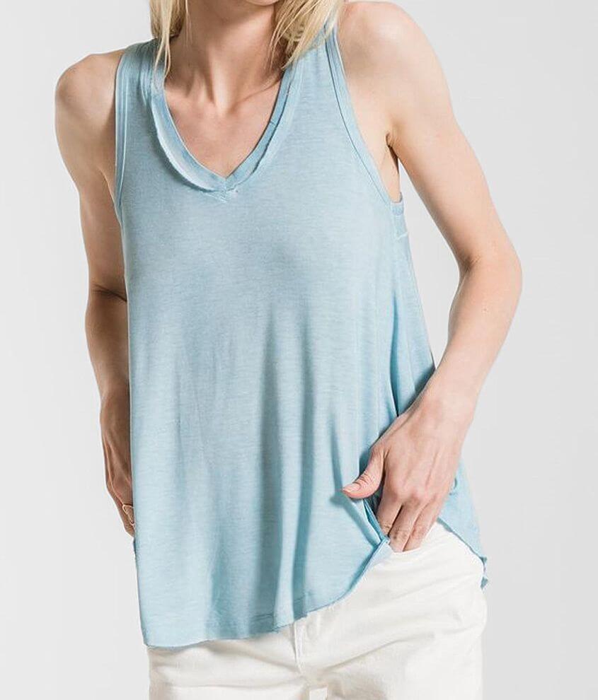 Z Supply The Vagabond Tank Top Women's Tank Tops in Sandwash Blue