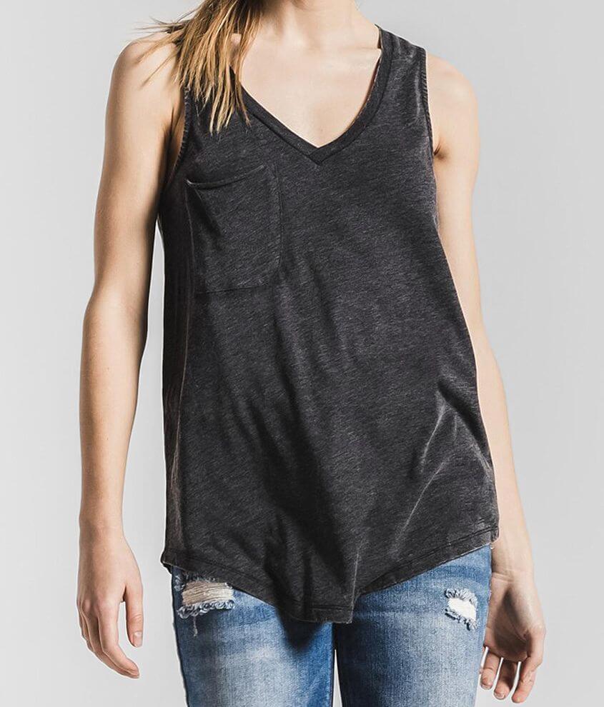 Z Supply The Pocket Racer Tank Top front view