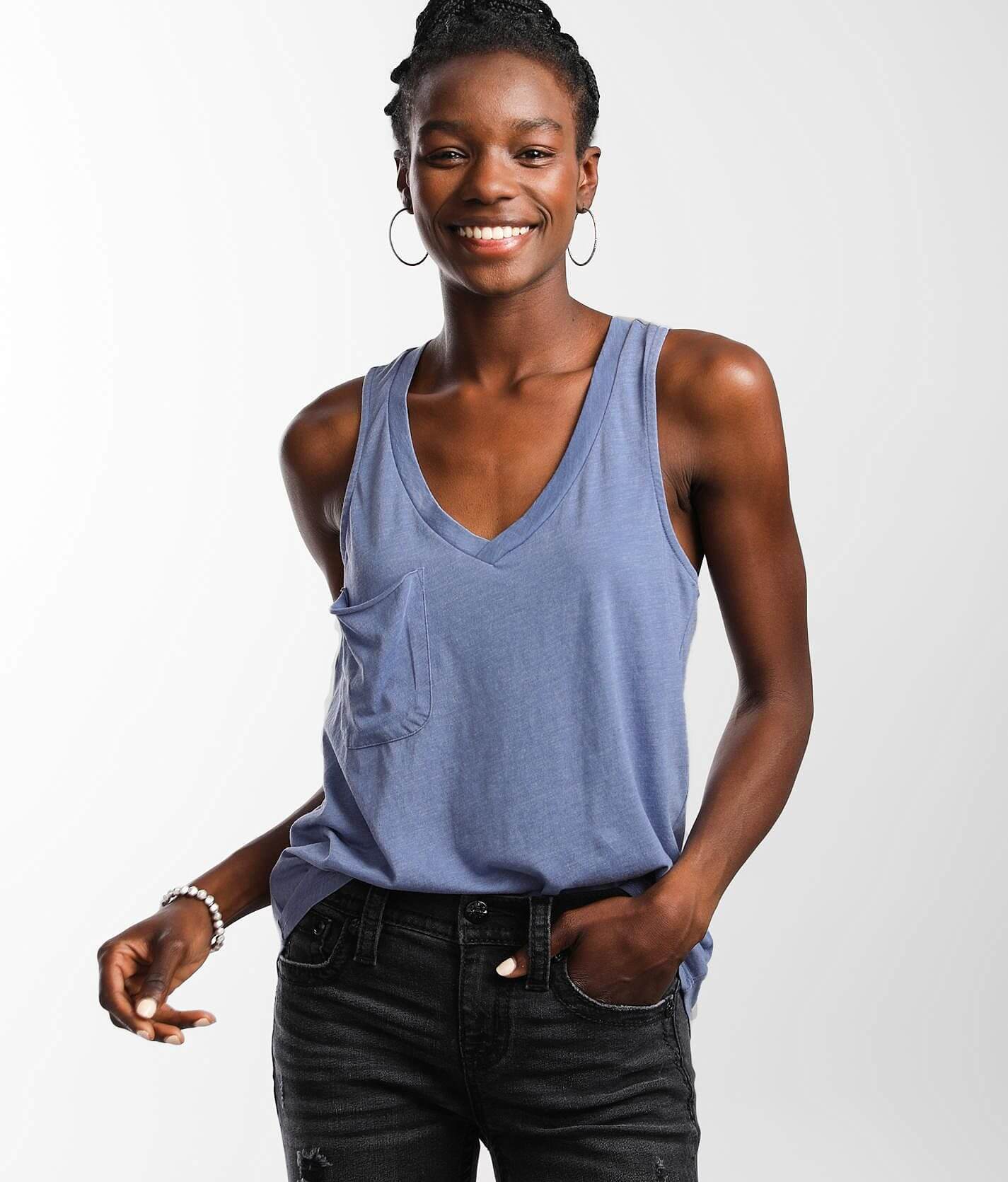 Z Supply The Pocket Racerback Tank Top - Women's Tank Tops in 