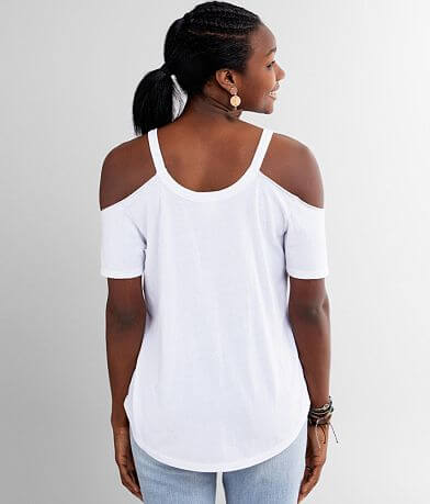 White Crow The Cold Shoulder T-Shirt BACK