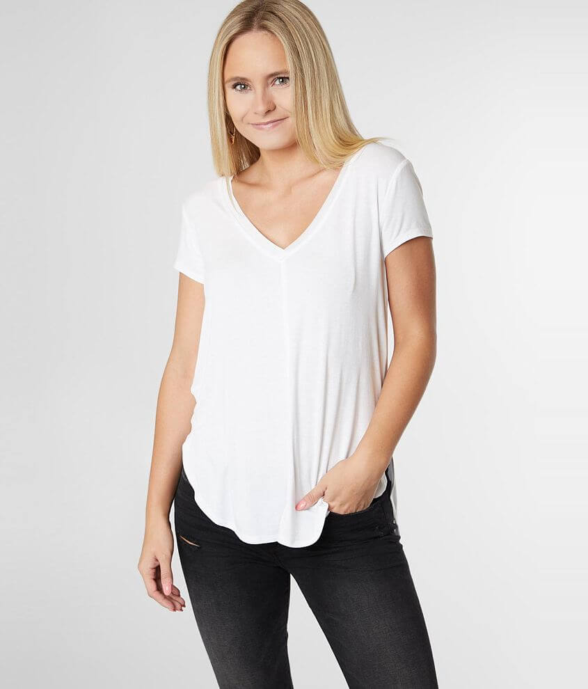 Z Supply The Mya V-Neck Top front view