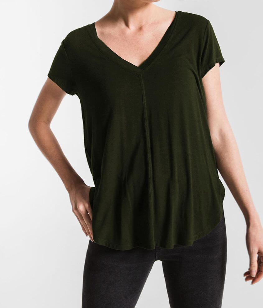 Z Supply The Mya V-Neck Top front view